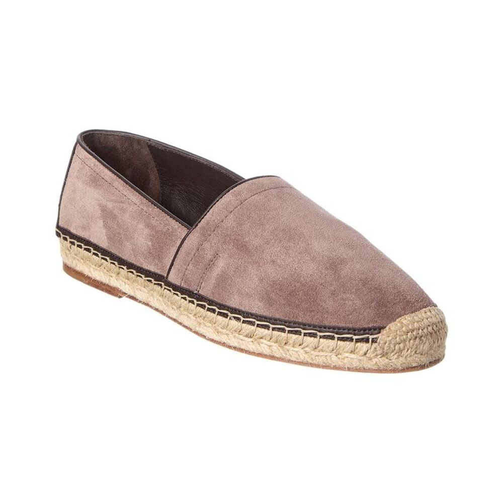 Brunello Cucinelli Suede Espadrilles, Brown